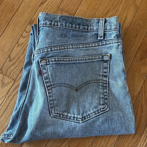 Levi's 550 Vintage Relaxed Fit Denim Jeans Y2k 38 x 32 Made‎ in USA - Picture 1 of 8